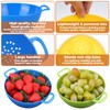 10 Pack 6-inch Mini Plastic Colander, BPA-Free Kitchen Dishwasher Safe