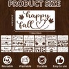 18 PCS Fall Stencils for Door Mats Crafts