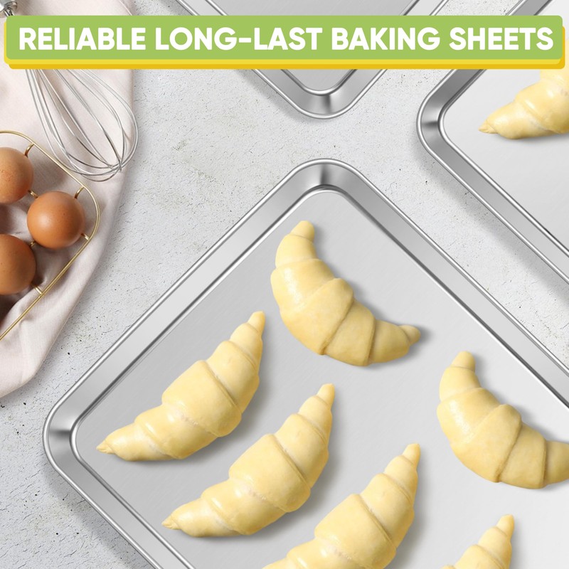 TeamFar Stainless Steel Baking Sheet, 20’’ x 14’’ Large Baking