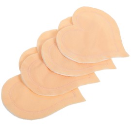 TOVINANNA Reusable Washable Breast Pads 2 Pairs Heart-Shaped Nursing Cushion for Breastfeeding Comfortable Anti-Leak Feeding Pads for Women