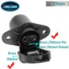 DARKGUARD 2Pieces 3 Pin Tractor Socket 12v 24v,Norm Din 9680,3