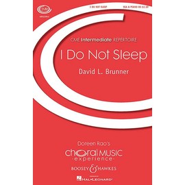 I Do Not Sleep: Chor (SSA) und Klavier. Chorpartitur. (Choral Music Experience)