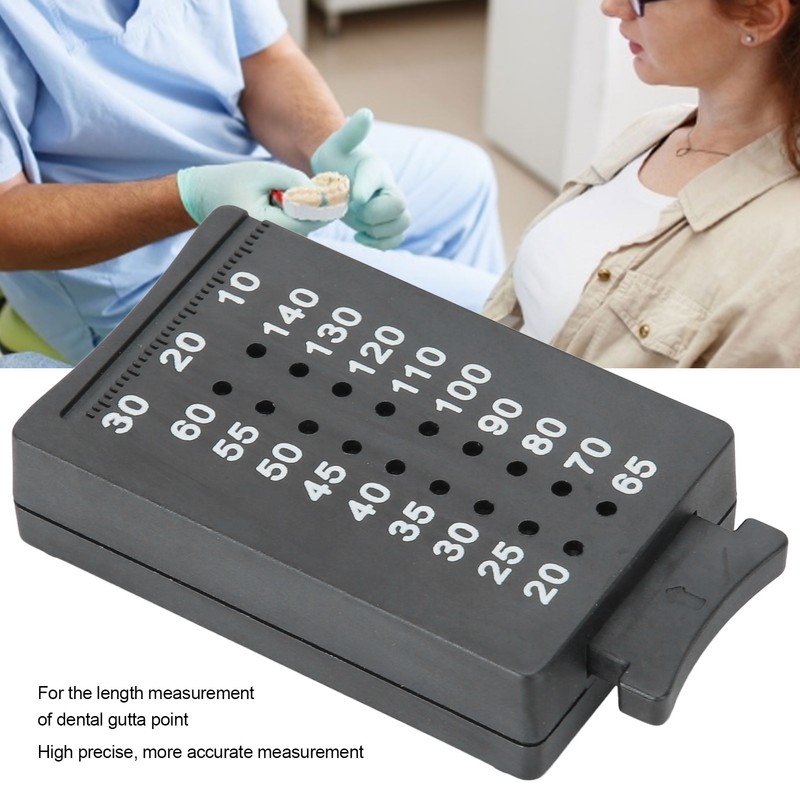 Gutta Percha Cutter Measuring Ruler Endodontic Span Measure Scale Dental