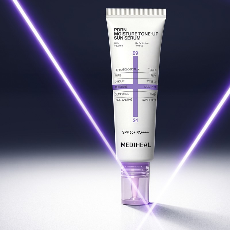 Mediheal [슈퍼적립] 메디힐 피디알엔 톤업 선세럼 (SPF 50+) 50ml, 2개