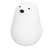LED Night Light Cartoon White Bear Baby Pat Light USB
