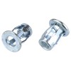 25 Packs 10-24 Rivet Nuts, Zinc-Plated Jack Nut, Insert Petal