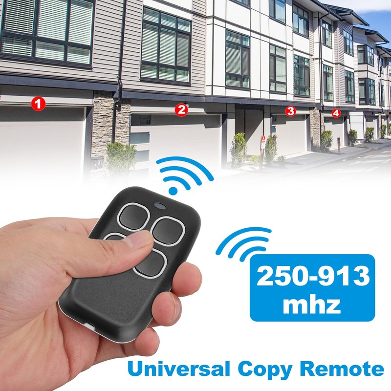 WODHMIEY Wireless Copy Remote Controller, 4 Button Wireless Remote Control