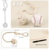 Melaluxe 4 Pack Curtain Tiebacks - Heavy Duty Curtain Rope