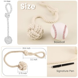 Melaluxe 4 Pack Curtain Tiebacks - Heavy Duty Curtain Rope Tieback, Handmade Rural Decorative Curtain Holdbacks (Beige)