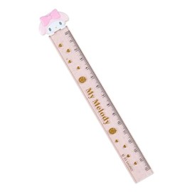 Sanrio 502596 Sanrio Ruler, 5.9 inches (15 cm), My Melody, My Melody, 1.6 x 0.2 x 7.2 inches (4 x 0.6 x 18.3 cm), Kids Learning Stationery, Character