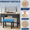 uxcell Bar Stool Cover Rectangle, Stretch Washable Saddle Counter Vanity