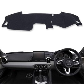 Dashboard Cover for Mazda New Roadster 2015-2023 MAZDA MX-5 ND RF MIATA Rodaster Dash Mat Car Interior Sun Protection Dashboard Light Protector Mat (Not Fit 2024)
