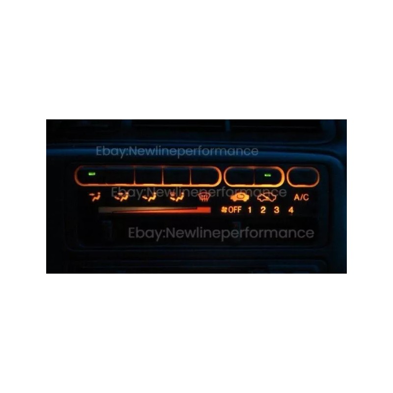 newlineperformanceLED Amber LED Cluster + Climate Control Combo Bulb KIT
