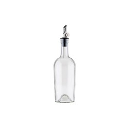 Tablecraft 10379 Oil Bottle, Clear Glass, 17.5 ounce