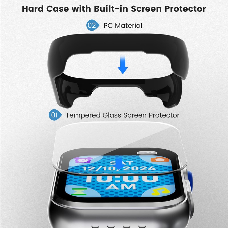 NewJourney Screen Protector for VTech KidiZoom Smartwatch DX4, 2-Pack, Full