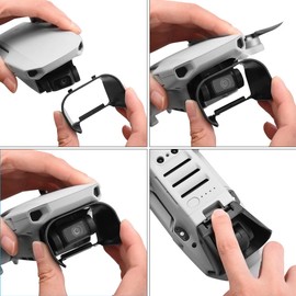 Hohopeti 2pcs Quadcopter Lens Hood Camera Guard Compatible Mini Prevents Stray Light Easy Installation Protects Lens from Damage Sun Shade Accessory for Drone Photography