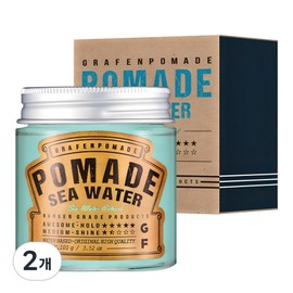 Graphen seawater pomade hair wax, 100g, 2 pieces / 그라펜 해수 포마드 헤어왁스, 100g, 2개