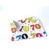 70th Birthday Wrapping Paper Gift Wrap, 2 Sheets, 1 Matching