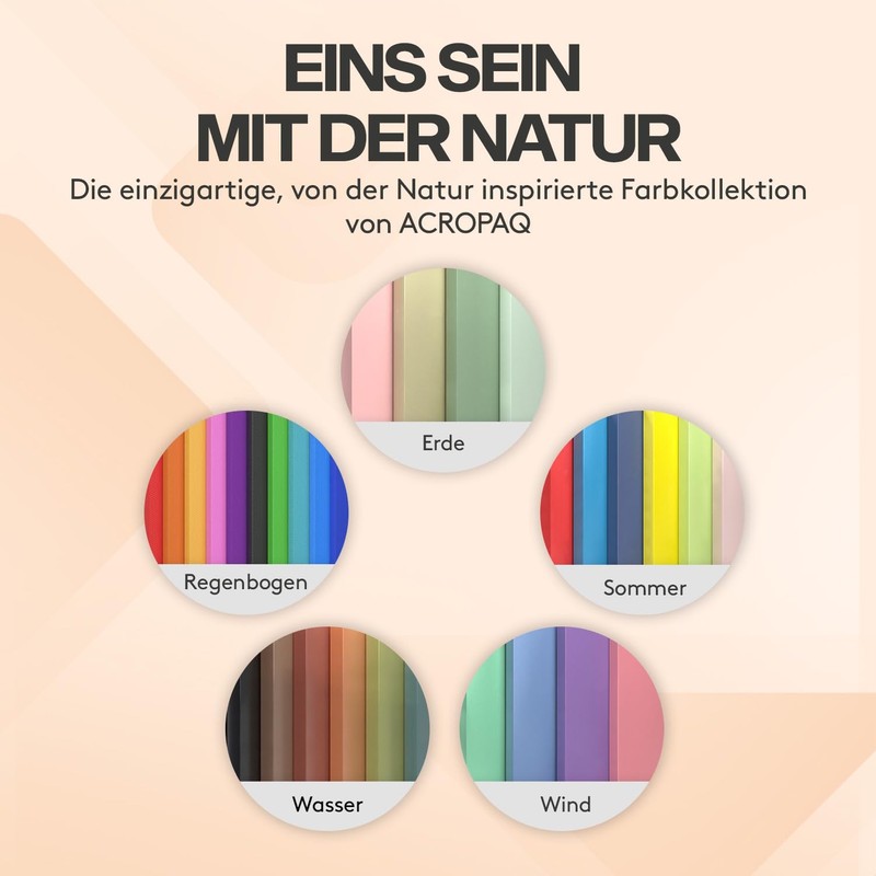 ACROPAQ - 8 x A4 Folder with Elasticated Corners -