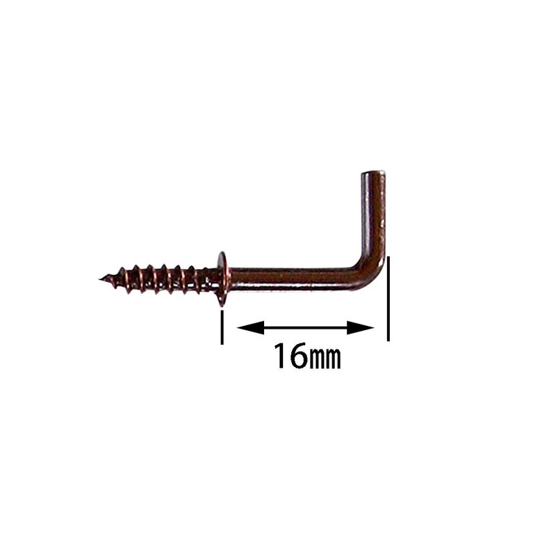 Wake Sangyo SH-099 Iron Bronze Western Folding Nails, 0.6 inches