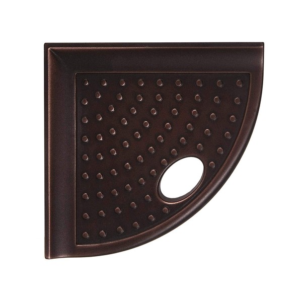 Questech Décor 5 Inch Shower Footrest, Wall Mounted Corner Shower