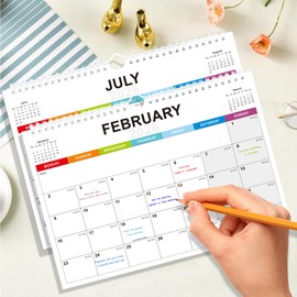 2026 Calendar UK Wall Calendar 2026 Family Calendars from January 2026 to December 2026,12 Month to View Wall Planner,A4 Landscape Calendars with Large Blocks, Holidays, Thick Paper (Minimalistic)