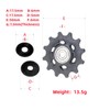 Juego de poleas de cambio trasero para bicicleta compatible con
