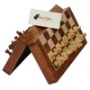 Magnetic Chess Set - 10" Folding Board - Premium Wood