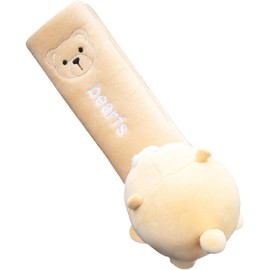 Fundas para cinturón de seguridad, bonitas fundas para cinturón de seguridad de coche de dibujos animados, mochila con correa de hombro, protector de cojín de asiento de protección de seguridad para adultos y niños (D)