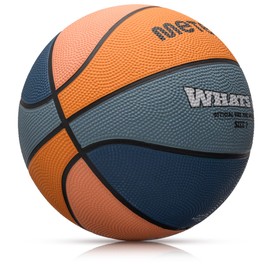 Meteor Whats Up Children's Basketball Size #1#3#4#5#6#7 - Soft Mini Basketball for Youth, Ages 4-8