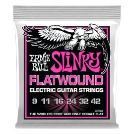Ernie Ball Super Slinky Flatwound Electric Guitar Strings 9-42 Gauge (P02593)