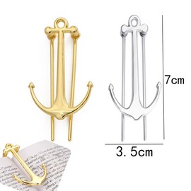 Book Holder, Armastuse 2 PCS Bookmarks Creative Bookmark Metal Page Holder,Classic Reading Accessories for Book Lovers, Students Teachers Graduation Gifts School Office