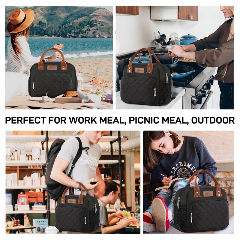 HOMESPON Insulated Lunch Bag for Women Men Ladies Work Adult