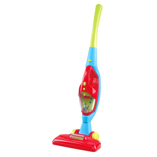 PlayGo 2 in 1 Household Vacuum Cleaner, Red Blue Green