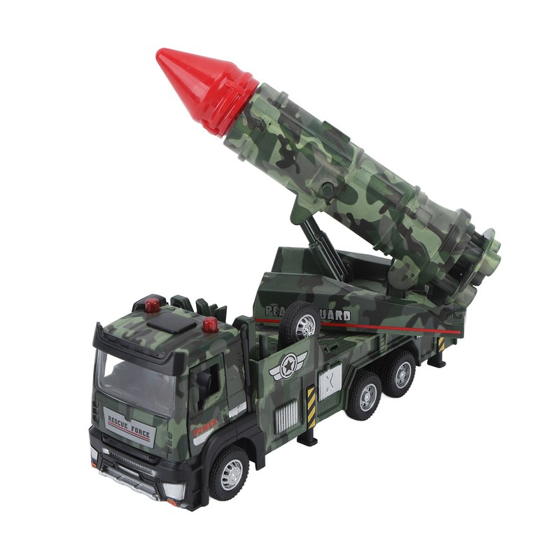 Missile Truck Toy High Simulation Strong Return Force Alloy Lights