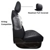Huidasource Dodge Ram Front Seat Covers, Waterproof Leather Pickup Truck