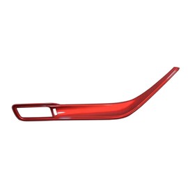 HANSTRONG GEAR 2PCS ABS Red Color Interior Front Dashboard Center Console Strips Trim Molding Cover for Toyota Camry 2018 2019 2020 2021 2022 2023