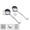HAPPY KIT Soup Spoons 50-Piece Premuim Stainless Steel Dinner Spoons