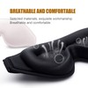 Hunrimu Sleep Eye Mask for Women Men, Soft and Comfortable