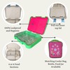 My Family Kid-Friendly Easy Clean Bento Lunchbox - Leakproof, Durable,