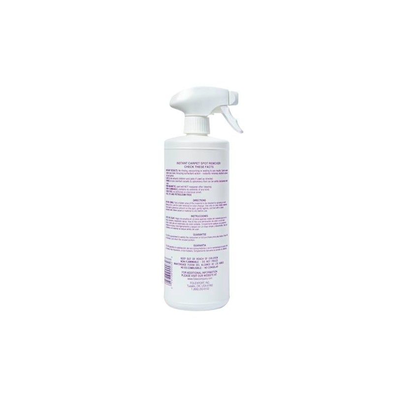 FOLEX 32 oz Instant Carpet Spot Remover Carpet Cleaner -