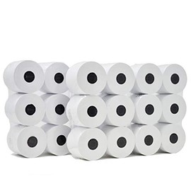 Adding Machine/Calculator Roll, 2-1/4"x150 ft White (12 Rolls x 4 Pack) 48 Rolls -60 GSM