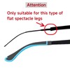 PATIKIL Glasses End Tips, 4 Pairs Eyeglass Anti Slip Ear