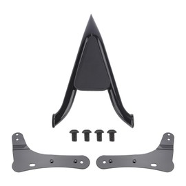 FIASRAC 25-inch Height Black Sissy Bar, Detachable Passenger Backrest Rear Pad for Kawasaki Vulcan S EN 650 VN650 S650 650cc 2015-2023