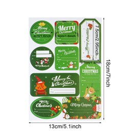 Christmas Gift Tags Stickers Penta Angel 144Pcs Self Adhesive Stickers Holiday Name Labels for Women Men Present Wrapping Cards Envelope DIY Craft Bakery Treat Box Decor (144)