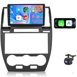9 inch Android 13 Wireless CarPlay Android Auto Car Radio Receiver for Land Rover Freelander 2 LR2 2007-2012, 2+32G Touch Screen Double Din Car Stereo with WiFi Bluetooth FM RDS GPS Navigation DSP SWC