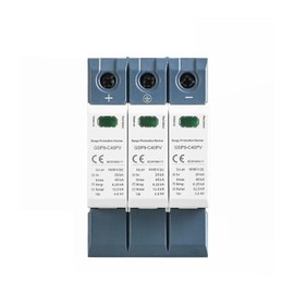 GSP9 3P SPD DC 600V 1000V 1500V 20KA ~ 40KA Protector contra sobretensiones doméstico dispositivo descargador de bajo voltaje(3P 1500VDC)