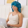 Long Satin Bonnet for Sleeping, Satin Lined Braid Bonnet with