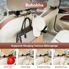 Buhobha 2-Pack Truck Hard Hat Holder, Multi-Functional Accessory with Three