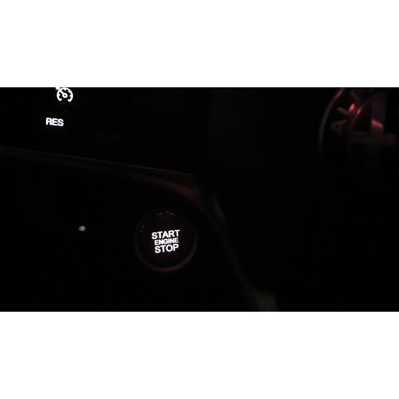 Angelguoguo Blue ABS Car Engine Start Stop Switch Button Cover